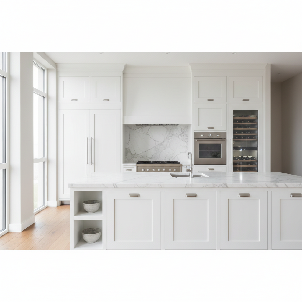 Luxury kitchen with BlueStar appliance repair focus